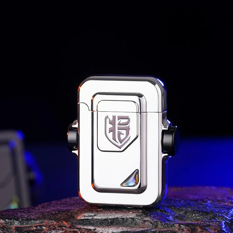 Caibei Mech Appearance Snail Instrument Windproof Inflatable Butane Gas Lighter Ignition Wheel Induction Cool Trend Play