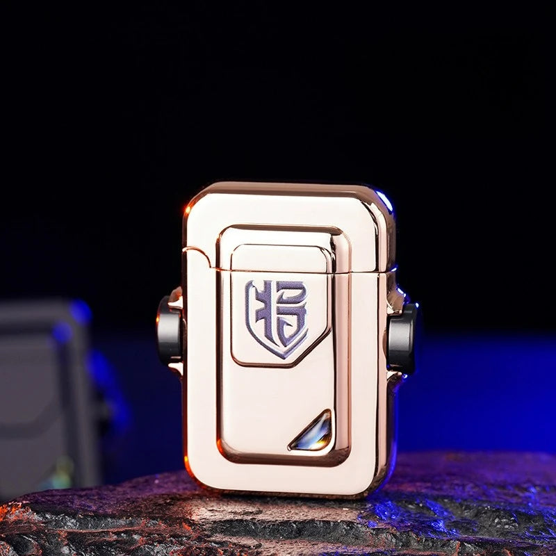 Caibei Mech Appearance Snail Instrument Windproof Inflatable Butane Gas Lighter Ignition Wheel Induction Cool Trend Play