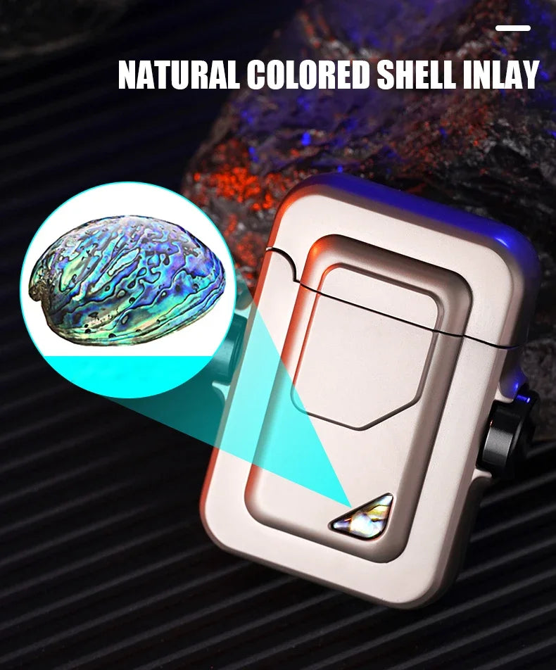 Caibei Mech Appearance Snail Instrument Windproof Inflatable Butane Gas Lighter Ignition Wheel Induction Cool Trend Play
