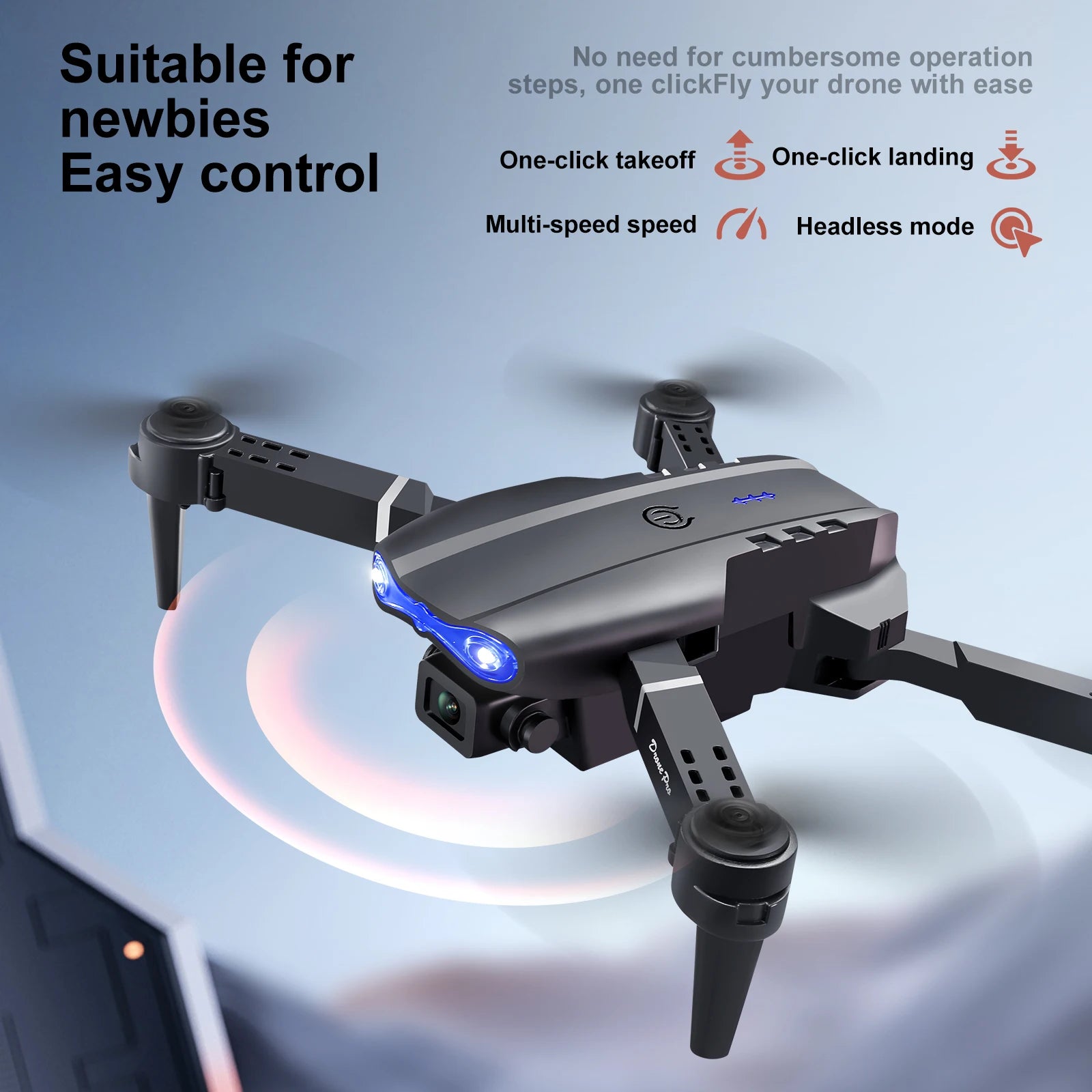 2026 New E99 MAX Drone Factory Professional 8K HD 4.3" Remote Control Headless Mode Helicopter 360 Flip Quadcopter Kid Toy Gifts