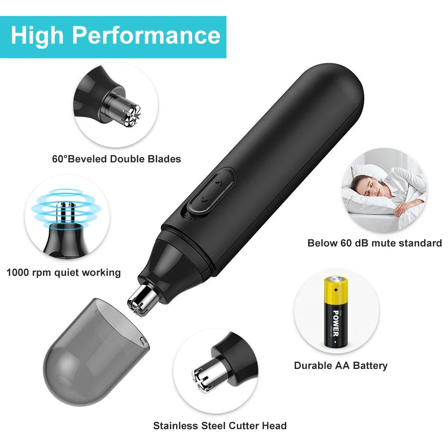 High-quality Long-life Electric, Multi-functional Men's and Women's Beauty Nose Professional Ear Nose Hair Cleaning Trimmer