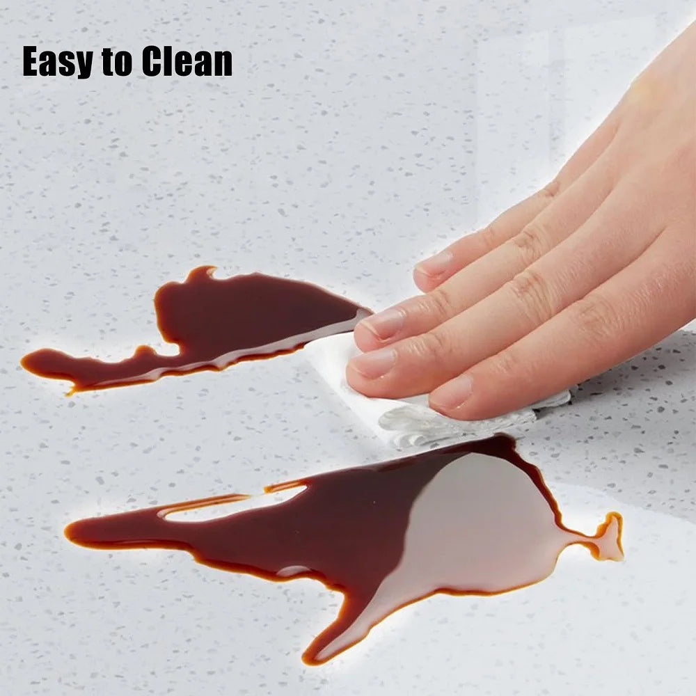30x60cm Imitation Marble Wall Stickers Waterproof Self-Adhesive Tile Sticker Renovation Wallpaper Kitchen Home Decoration