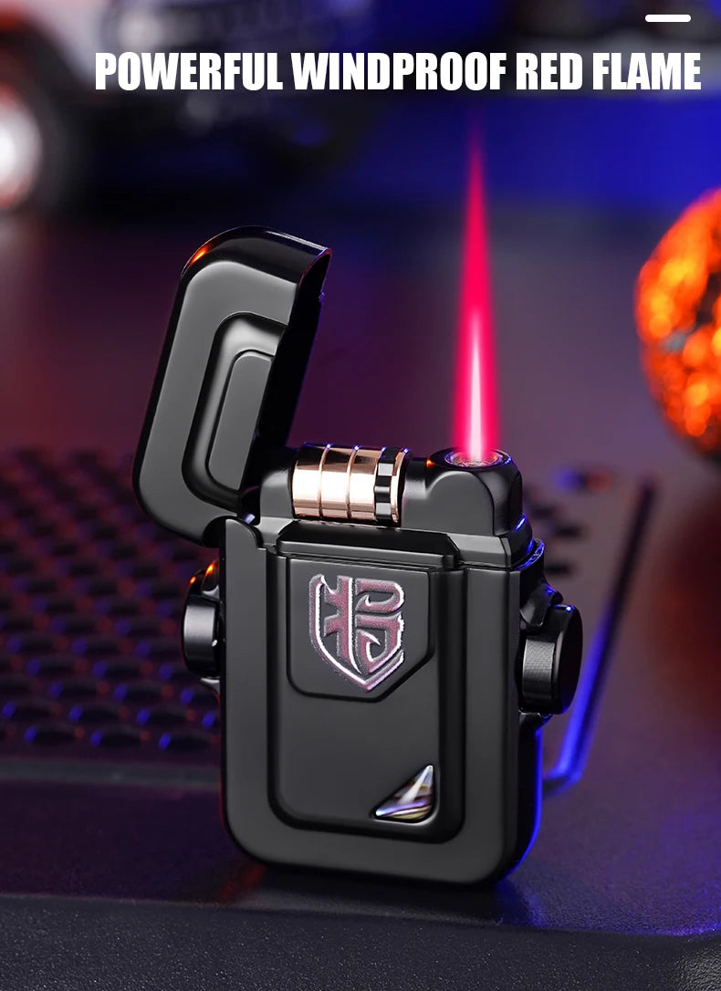 Caibei Mech Appearance Snail Instrument Windproof Inflatable Butane Gas Lighter Ignition Wheel Induction Cool Trend Play