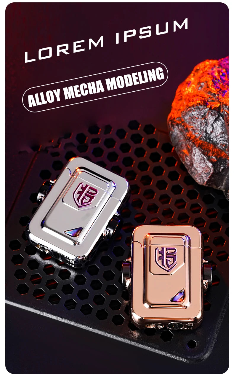 Caibei Mech Appearance Snail Instrument Windproof Inflatable Butane Gas Lighter Ignition Wheel Induction Cool Trend Play