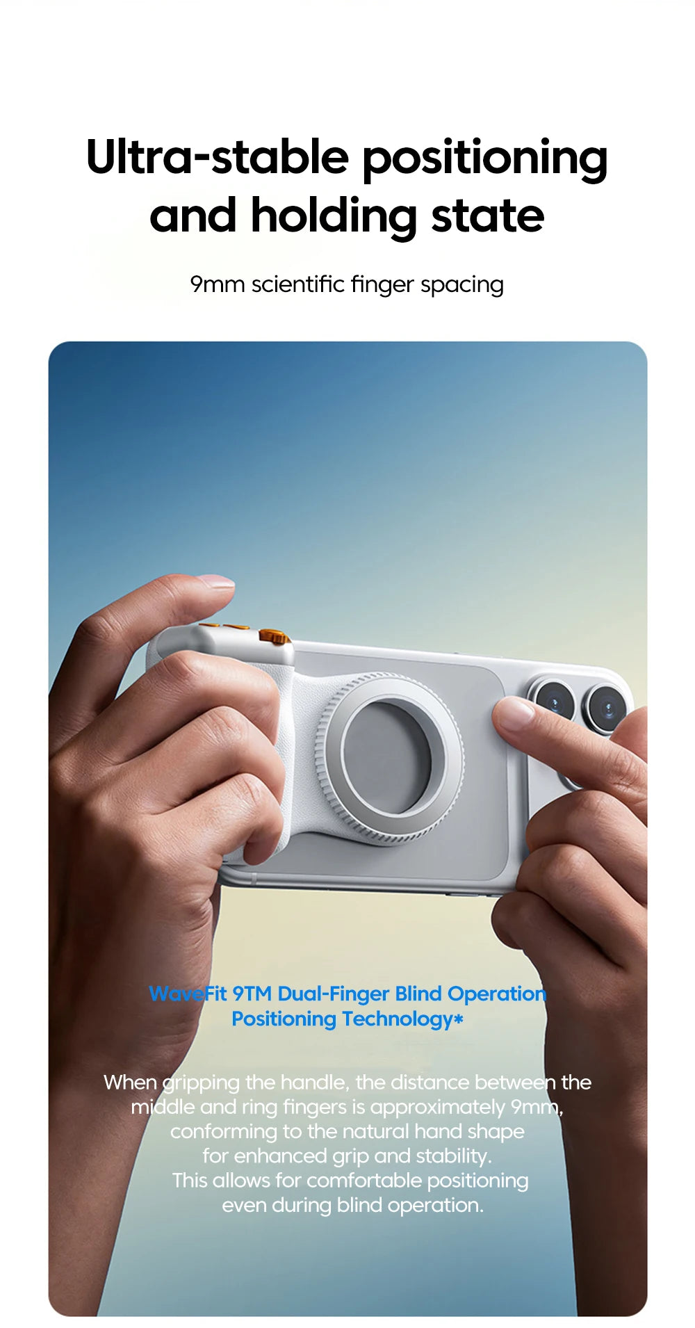 Magnetic Phone Camera Shoot Hand Grip Zoomable Smart Phone Holder Shooting Aid Bluetooth Remote Control Handle For iPhone Huawei