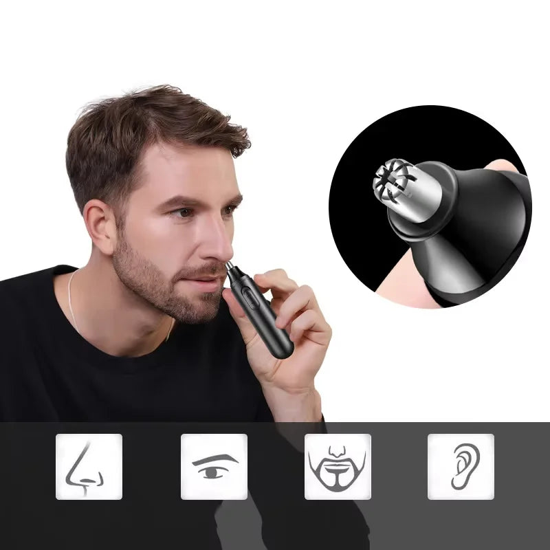 High-quality Long-life Electric, Multi-functional Men's and Women's Beauty Nose Professional Ear Nose Hair Cleaning Trimmer