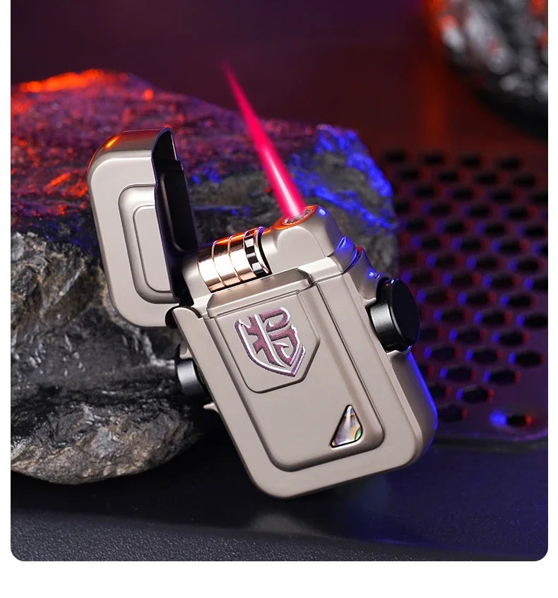 Caibei Mech Appearance Snail Instrument Windproof Inflatable Butane Gas Lighter Ignition Wheel Induction Cool Trend Play