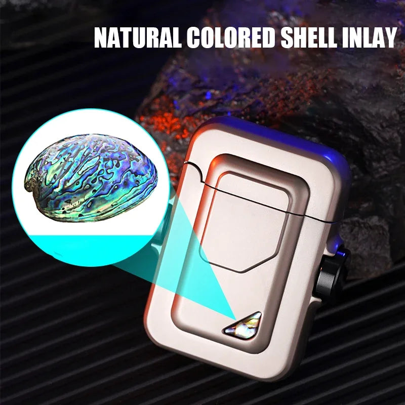 Caibei Mech Appearance Snail Instrument Windproof Inflatable Butane Gas Lighter Ignition Wheel Induction Cool Trend Play
