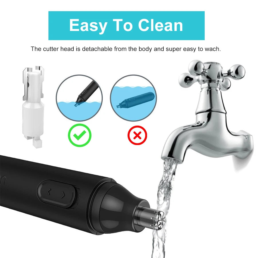 High-quality Long-life Electric, Multi-functional Men's and Women's Beauty Nose Professional Ear Nose Hair Cleaning Trimmer
