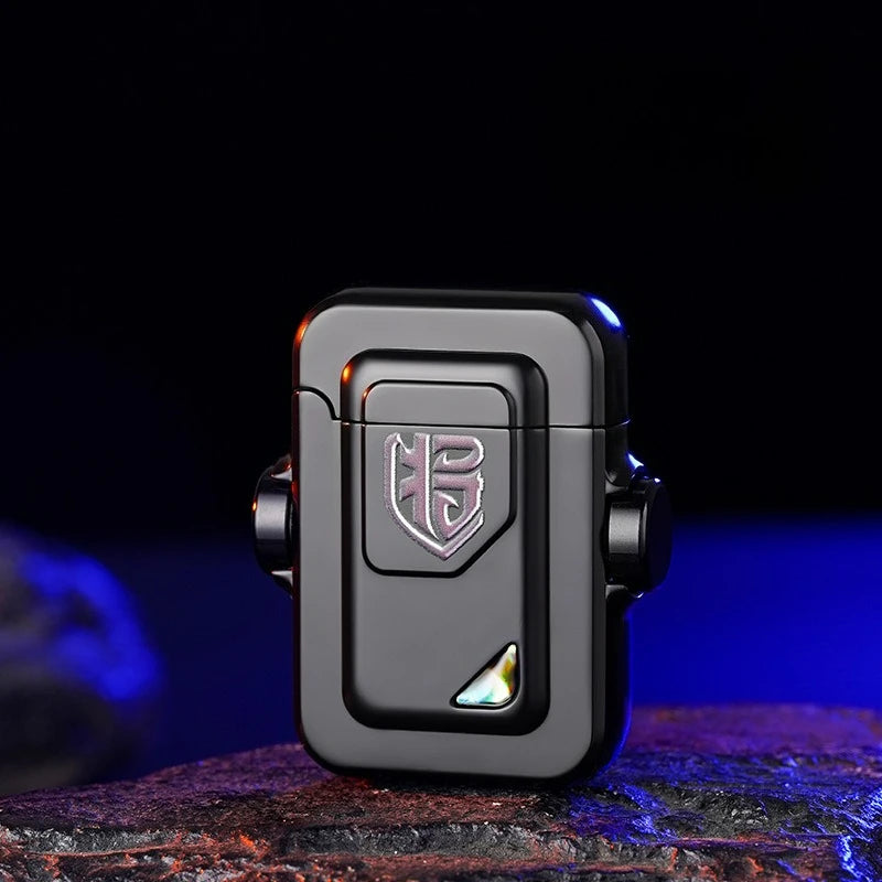 Caibei Mech Appearance Snail Instrument Windproof Inflatable Butane Gas Lighter Ignition Wheel Induction Cool Trend Play