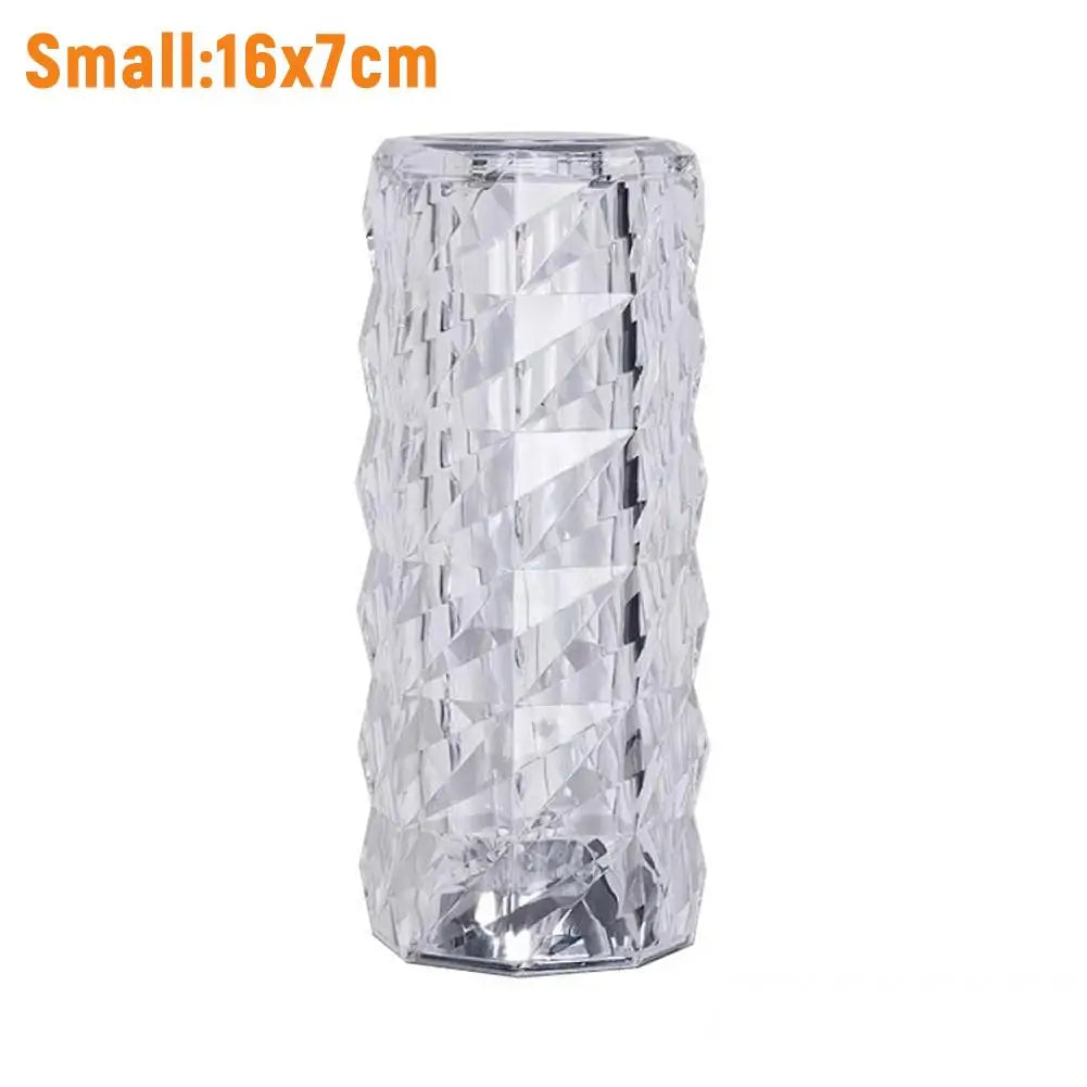 Creative Gift Atmosphere Lamp Rose Decorative Desk Lamp Bedhead Charging Nightlight 3-Color Dimmable Rose Desk Lampv