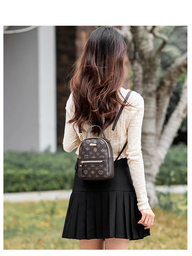 Flower backpack 2022 ladies bag fashion backpack women's bag bag women's fresh and sweet student school bag