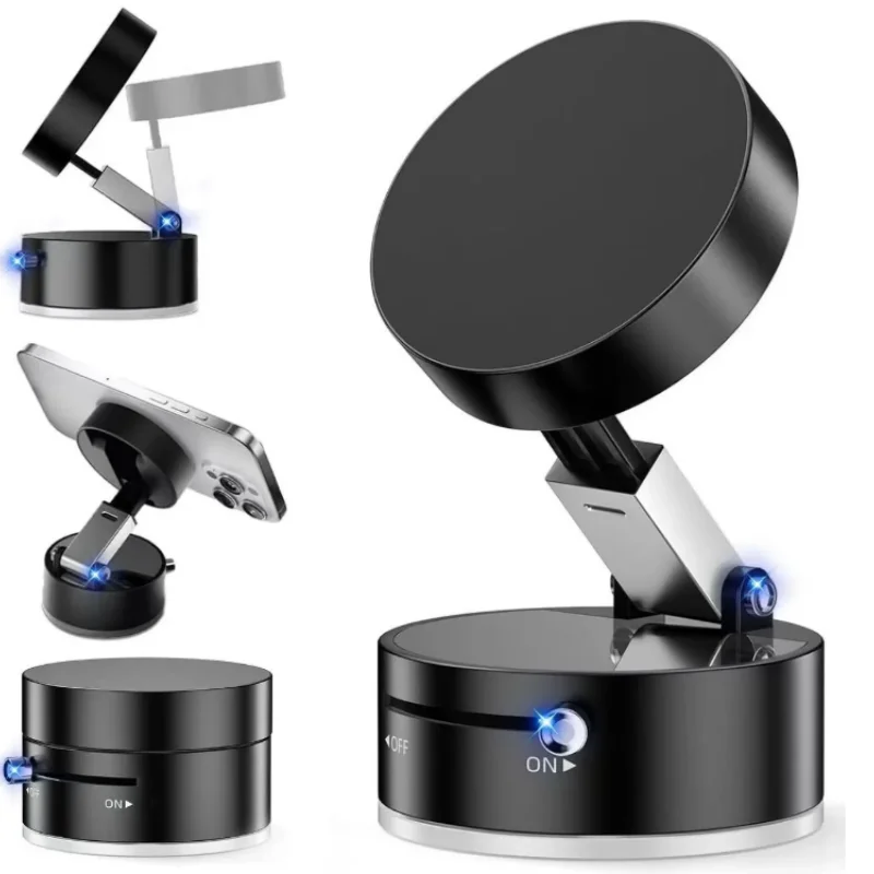 Car mobile phone magnetic Stand 2025 New type suction cup vacuum adsorption car special fixed mobile phone stand