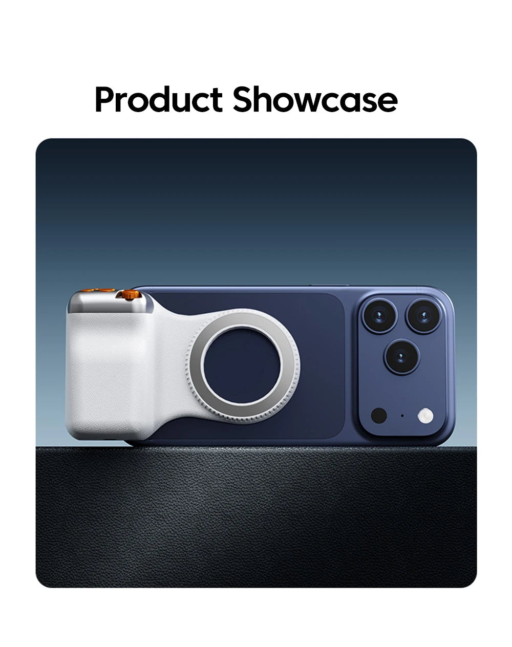 Magnetic Phone Camera Shoot Hand Grip Zoomable Smart Phone Holder Shooting Aid Bluetooth Remote Control Handle For iPhone Huawei