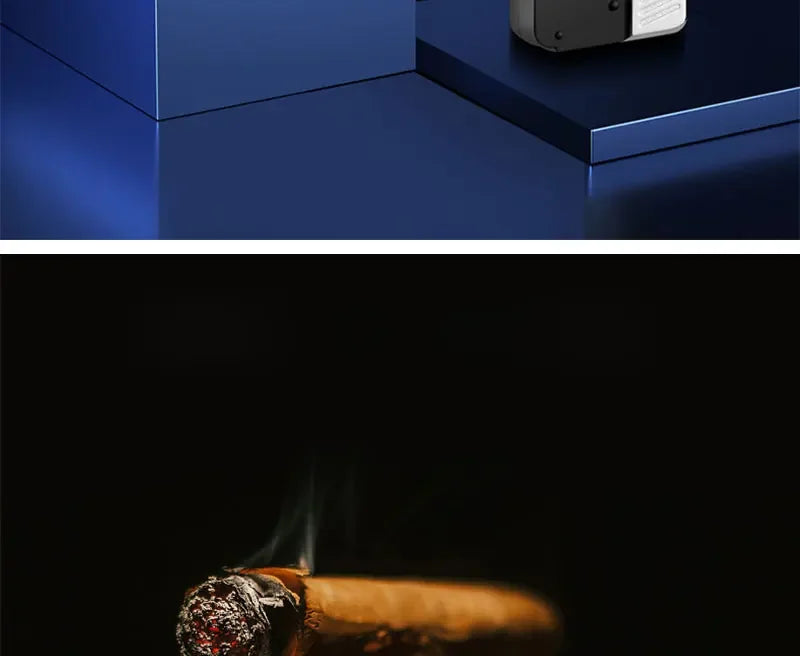 New Windproof Gas-Electric Plasma Type C USB Rechargable Lighter Gift Men Folding Gun Butane Torch Turbo Jet Flame Cigar Lighter